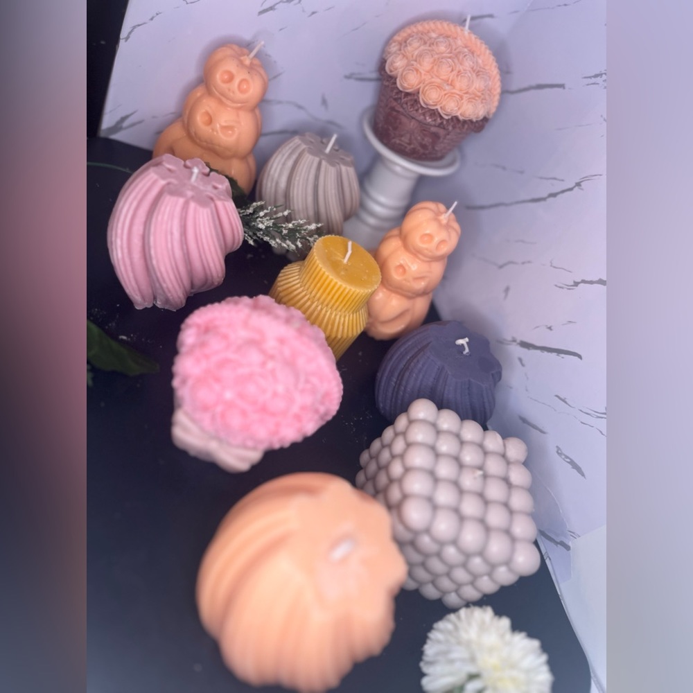 Candles hand poured
